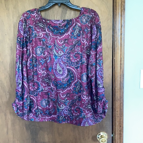 PM PXL Emily Daniels paisley floral print top - Picture 13 of 16